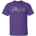 Autism Heartbeat T-Shirt CustomCat