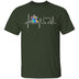 Autism Heartbeat T-Shirt CustomCat