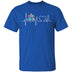 Autism Heartbeat T-Shirt CustomCat