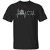 Autism Heartbeat T-Shirt CustomCat