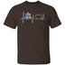 Autism Heartbeat T-Shirt CustomCat