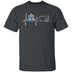 Autism Heartbeat T-Shirt CustomCat