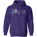 Autism Heartbeat T-Shirt CustomCat