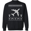 Aviation Ugly Christmas Sweater CustomCat