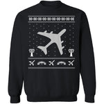 Aviation Ugly Christmas Sweater CustomCat