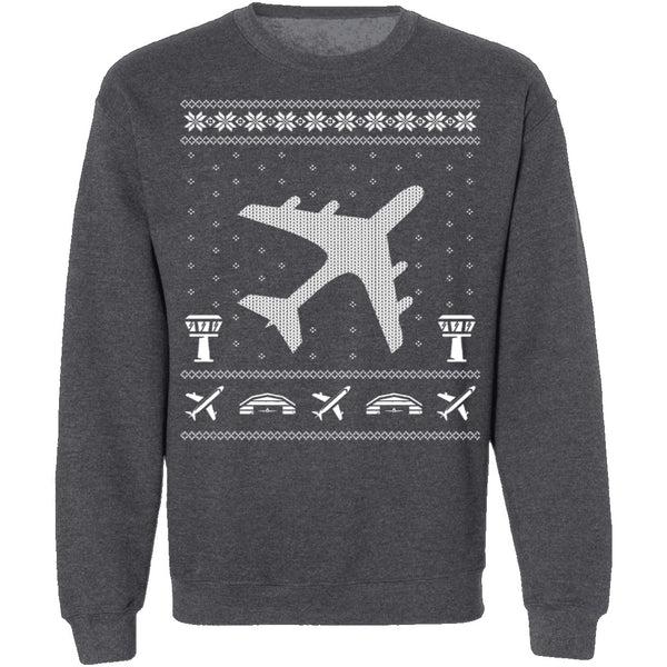 Aviation Ugly Christmas Sweater CustomCat