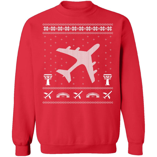 Aviation Ugly Christmas Sweater CustomCat