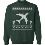Aviation Ugly Christmas Sweater CustomCat