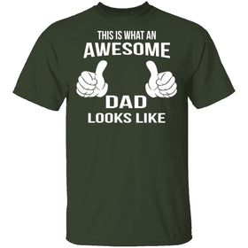 Awesome Dad T-Shirt CustomCat