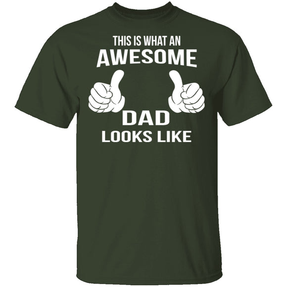 Awesome Dad T-Shirt CustomCat