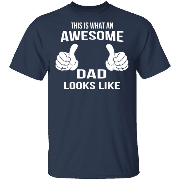 Awesome Dad T-Shirt CustomCat