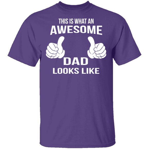 Awesome Dad T-Shirt CustomCat