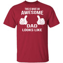 Awesome Dad T-Shirt CustomCat