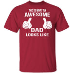 Awesome Dad T-Shirt CustomCat