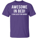 Awesome In Bed T-Shirt CustomCat
