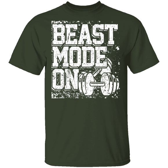 BEAST MODE WORKOUT T-Shirt CustomCat