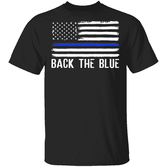 Back The Blue T-Shirt CustomCat