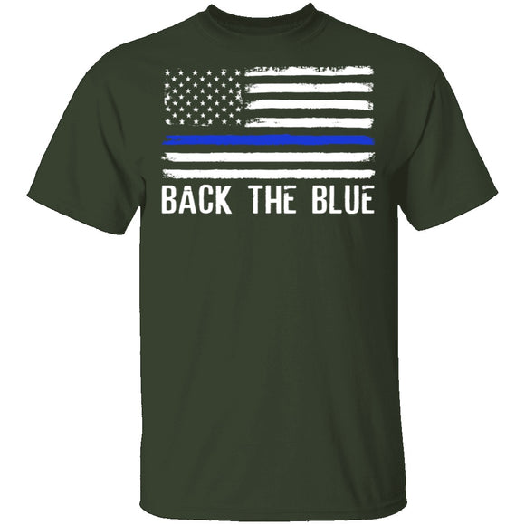 Back The Blue T-Shirt CustomCat