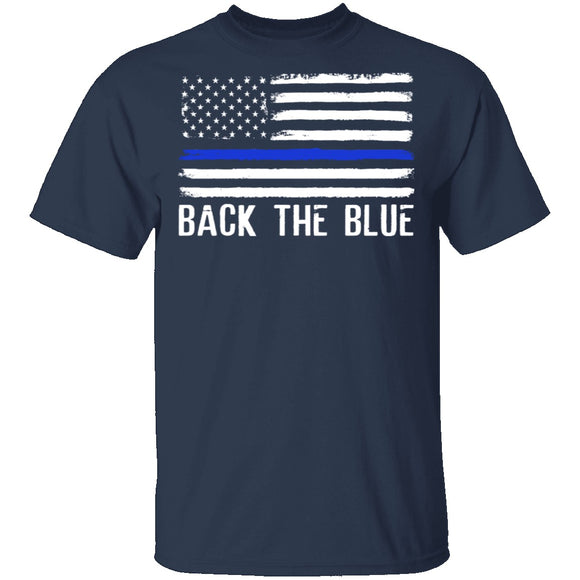 Back The Blue T-Shirt CustomCat
