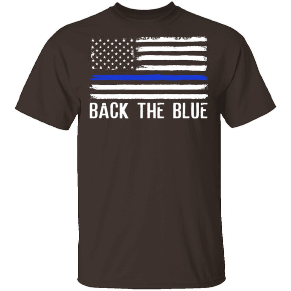 Back The Blue T-Shirt CustomCat