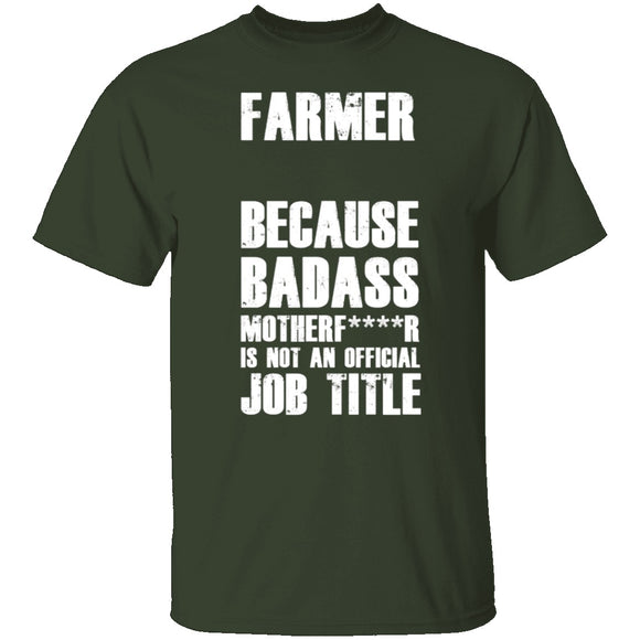 Badass Farmer T-Shirt CustomCat