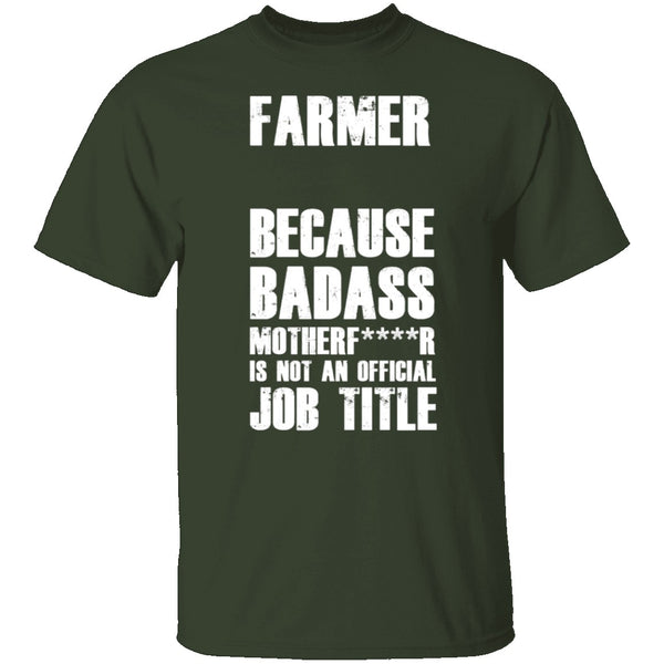 Badass Farmer T-Shirt CustomCat
