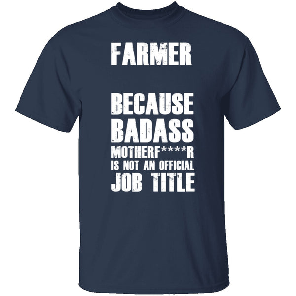 Badass Farmer T-Shirt CustomCat