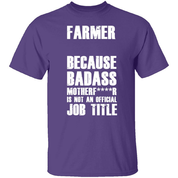 Badass Farmer T-Shirt CustomCat