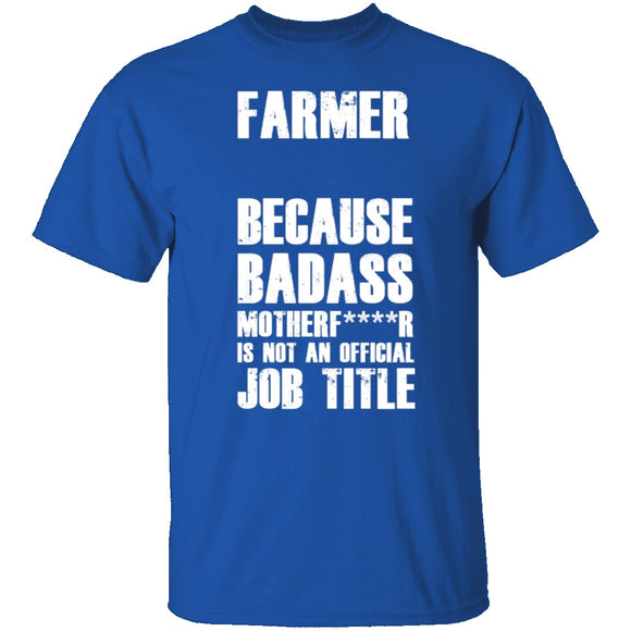 Badass Farmer T-Shirt CustomCat