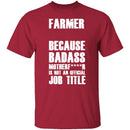 Badass Farmer T-Shirt CustomCat