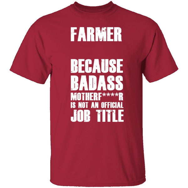 Badass Farmer T-Shirt CustomCat