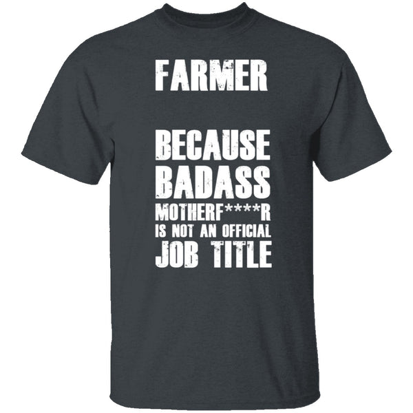 Badass Farmer T-Shirt CustomCat