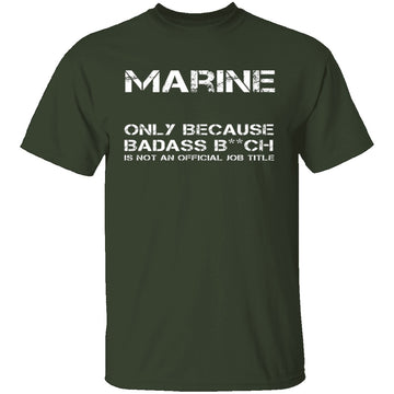 Badass Marine T-Shirt CustomCat