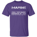 Badass Marine T-Shirt CustomCat