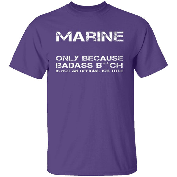 Badass Marine T-Shirt CustomCat