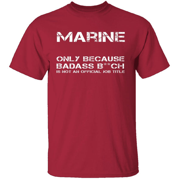 Badass Marine T-Shirt CustomCat