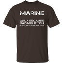 Badass Marine T-Shirt CustomCat
