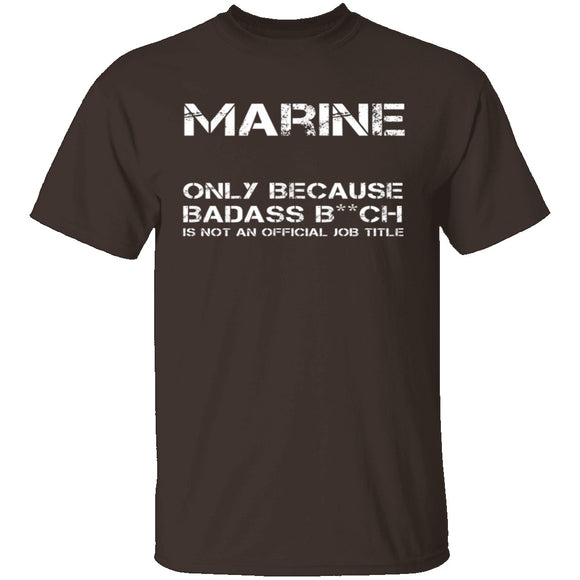 Badass Marine T-Shirt CustomCat