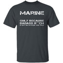 Badass Marine T-Shirt CustomCat