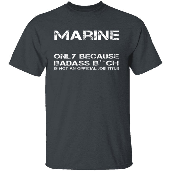Badass Marine T-Shirt CustomCat