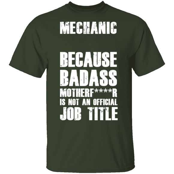 Badass Mechanic T-Shirt CustomCat
