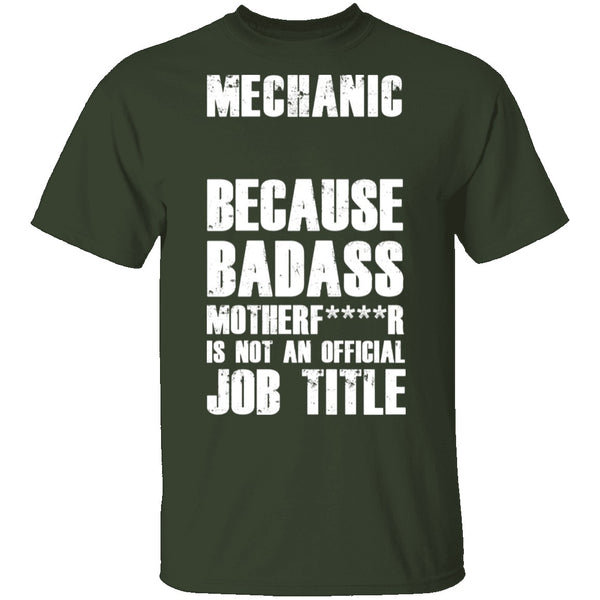 Badass Mechanic T-Shirt CustomCat