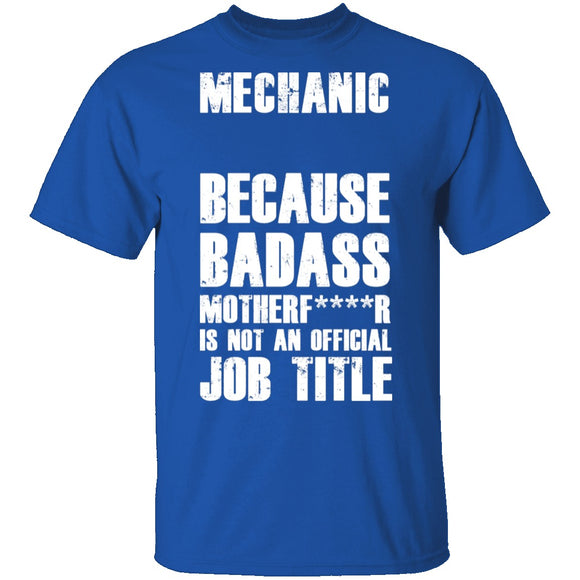 Badass Mechanic T-Shirt CustomCat