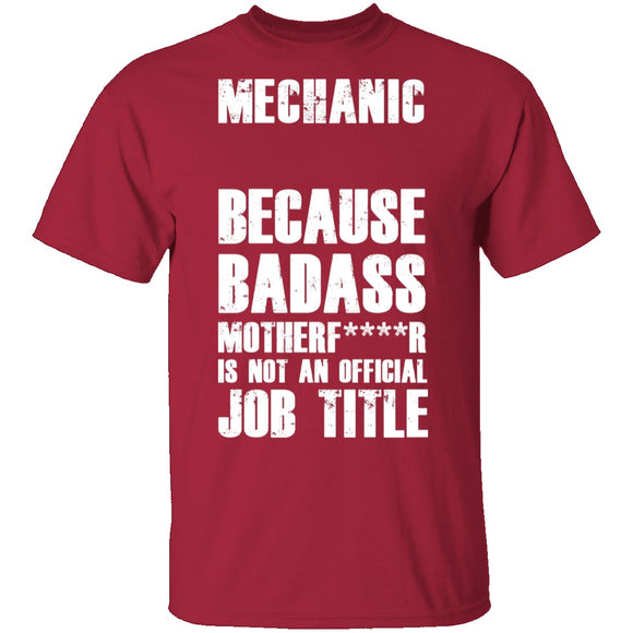 Badass Mechanic T-Shirt CustomCat
