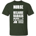 Badass Nurse T-Shirt CustomCat