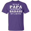 Badass Papa T-Shirt CustomCat