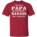 Badass Papa T-Shirt CustomCat