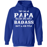 Badass Papa T-Shirt CustomCat