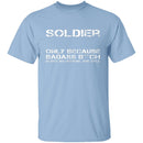 Badass Soldier T-Shirt CustomCat