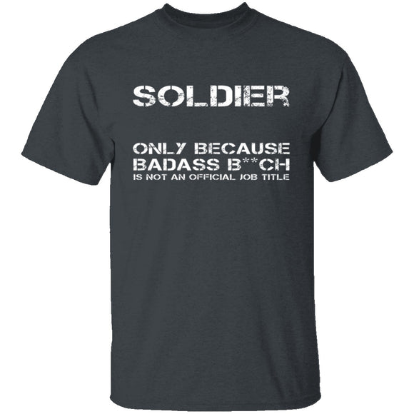 Badass Soldier T-Shirt CustomCat
